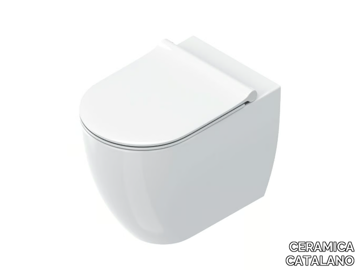 SFERA 50/55 - Floor mounted rimless ceramic toilet _ CERAMICA CATALANO