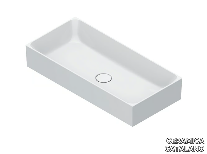 PREMIUM 60 - Countertop single rectangular washbasin _ CERAMICA CATALANO