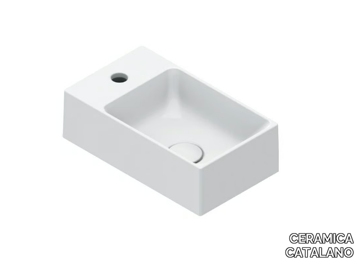 PREMIUM 40 - Rectangular handrinse basin _ CERAMICA CATALANO