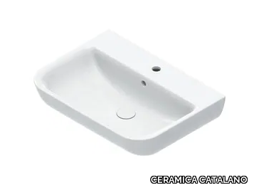 ITALY 65 - Rectangular washbasin with overflow _ CERAMICA CATALANO