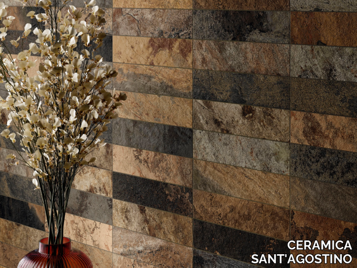 METASTONE SUNSET - Porcelain stoneware wall/floor tiles with stone effect _ CERAMICA SANT'AGOSTINO