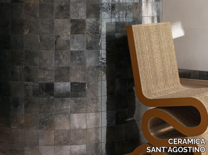 PIXEL BLACK - Porcelain stoneware wall/floor tiles _ CERAMICA SANT'AGOSTINO