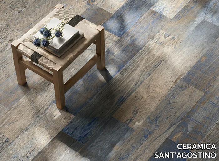 YORKWOOD NAVY - Porcelain stoneware wall/floor tiles with wood effect _ CERAMICA SANT'AGOSTINO