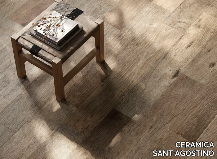 YORKWOOD BROWN - Porcelain stoneware wall/floor tiles with wood effect _ CERAMICA SANT'AGOSTINO