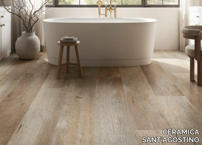 YORKWOOD WALNUT - Porcelain stoneware wall/floor tiles with wood effect _ CERAMICA SANT'AGOSTINO