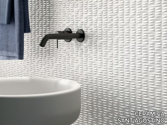 DECORLINE SPEACE PEARL - White-paste 3D Wall Cladding _ CERAMICA SANT'AGOSTINO