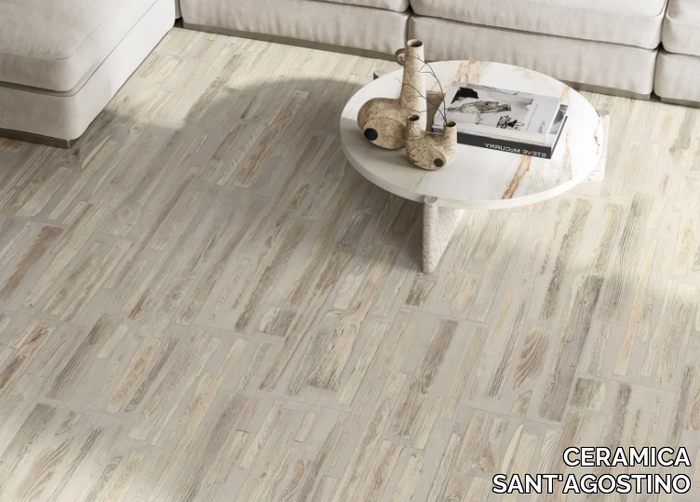 FUSIONART LIGHT - Porcelain stoneware wall/floor tiles with wood effect _ CERAMICA SANT'AGOSTINO