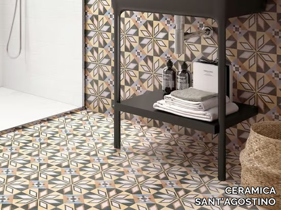 PATCHWORK COLORS 01 - Porcelain stoneware wall/floor tiles with encaustic effect _ CERAMICA SANT'AGOSTINO