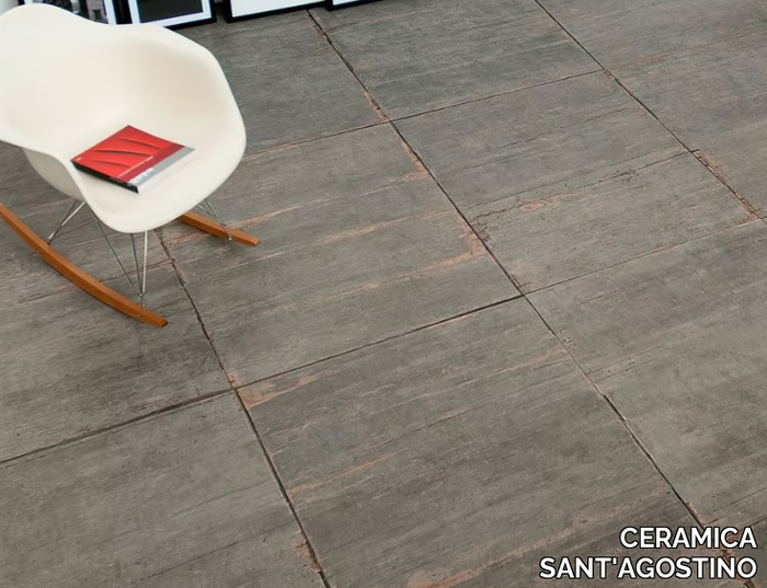 BLENDART GREY - Porcelain stoneware wall/floor tiles with wood effect _ CERAMICA SANT'AGOSTINO