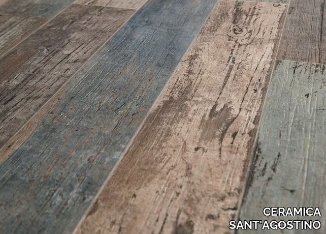 BLENDART MIX - Porcelain stoneware wall/floor tiles with wood effect _ CERAMICA SANT'AGOSTINO