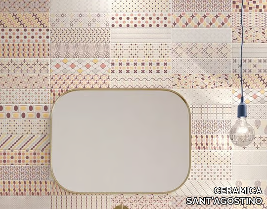 DECORLINE PATTERNBRICK MULTI WARM - White-paste wall tiles _ CERAMICA SANT'AGOSTINO