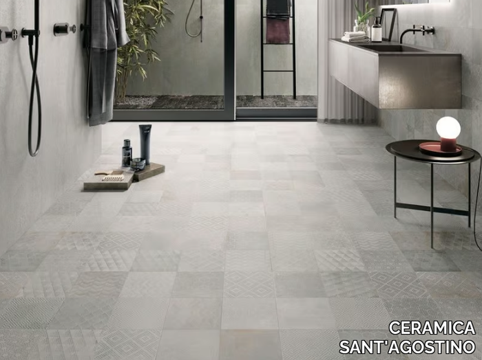 OXIDART PATCHWORK LIGHT - Porcelain stoneware wall/floor tiles with metal effect _ CERAMICA SANT'AGOSTINO