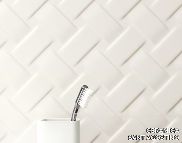 METROPAPER 3D-02 - White-paste 3D Wall Cladding _ CERAMICA SANT'AGOSTINO