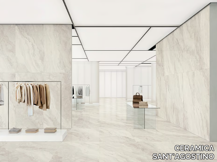 MYSTIC IVORY - Porcelain stoneware wall/floor tiles with marble effect _ CERAMICA SANT'AGOSTINO