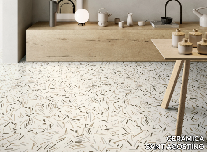 SILKYSTONE DECOR LIGHT - Porcelain stoneware wall/floor tiles with stone effect _ CERAMICA SANT'AGOSTINO