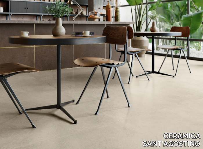 SILKYSTONE SAND - Porcelain stoneware wall/floor tiles with stone effect _ CERAMICA SANT'AGOSTINO