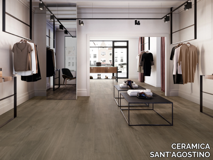 PRIMEWOOD BROWN - Porcelain stoneware wall/floor tiles with wood effect _ CERAMICA SANT'AGOSTINO