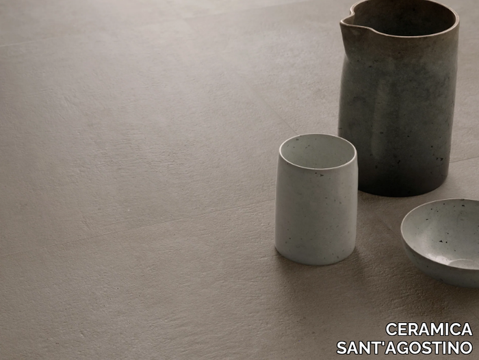 RITUAL BROWN - Indoor porcelain stoneware wall/floor tiles with stone effect _ CERAMICA SANT'AGOSTINO