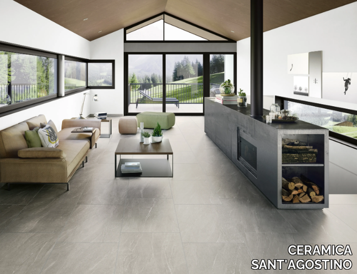 WAYSTONE PEARL - Porcelain stoneware wall/floor tiles with stone effect _ CERAMICA SANT'AGOSTINO