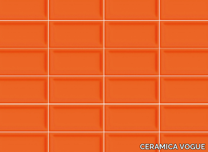 TWINS WT ARANCIO - Frost proof glazed porcelain stoneware wall tiles _ CERAMICA VOGUE