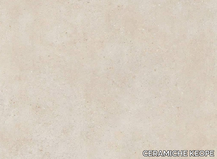 DISTRICT IVORY - Porcelain stoneware wall/floor tiles with concrete effect _ CERAMICHE KEOPE