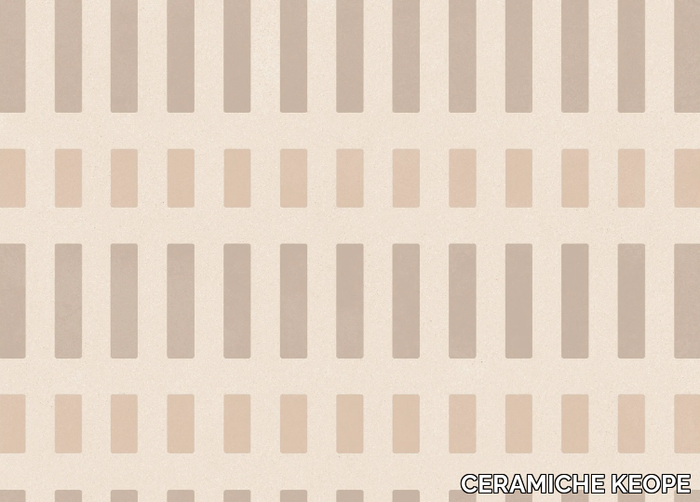 HERITAGE GEOMETRIC SAND - Porcelain stoneware wall/floor tiles with stone effect _ CERAMICHE KEOPE