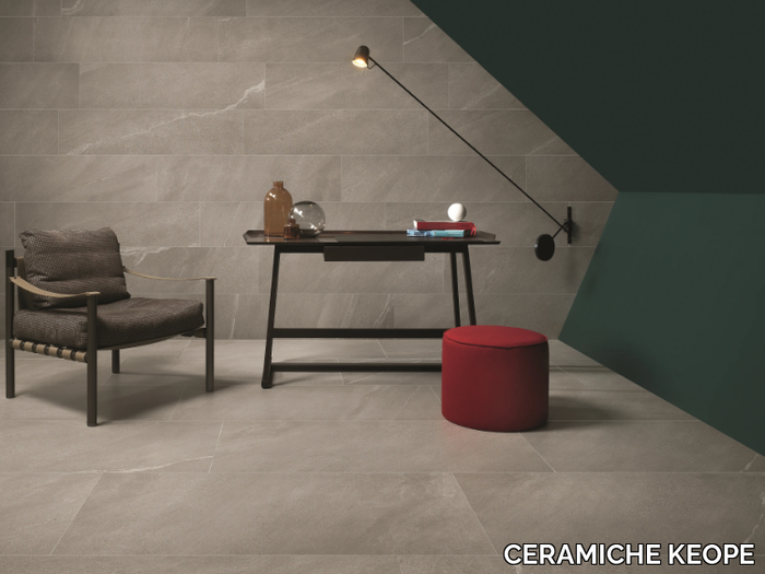 CHORUS SILVER - Porcelain stoneware wall/floor tiles with stone effect _ CERAMICHE KEOPE