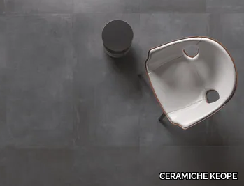 NOORD ANTHRACITE - Porcelain stoneware wall/floor tiles with concrete effect _ CERAMICHE KEOPE