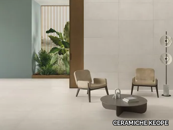 GEO WHITE - Porcelain stoneware wall/floor tiles _ CERAMICHE KEOPE