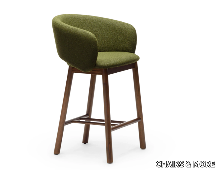 BEL SG-65 - Fabric stool with armrests and back _ CHAIRS & MORE