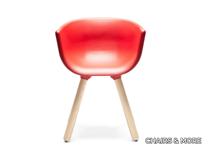 TULIP SMALL - Polyurethane restaurant chair with armrests _ CHAIRS & MORE