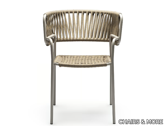 KLOT SP - Nautical rope garden chair with armrests _ CHAIRS & MORE