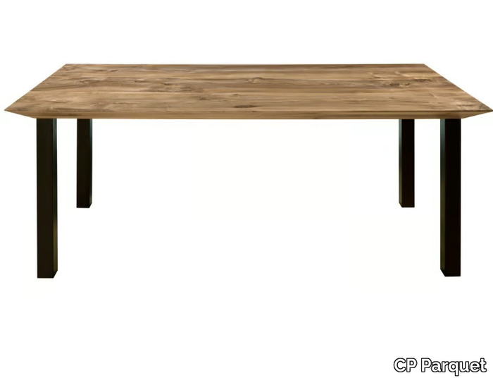 ONDA - Rectangular wooden table _ CP Parquet