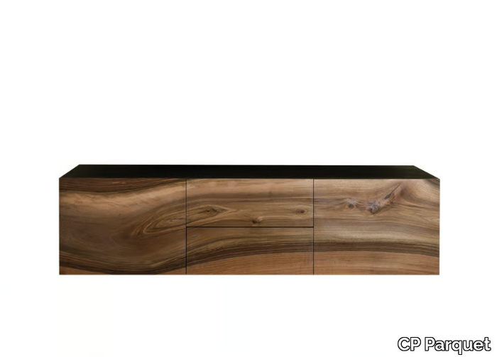 CP LAB DESIGN - Suspended walnut bathroom cabinet _ CP Parquet
