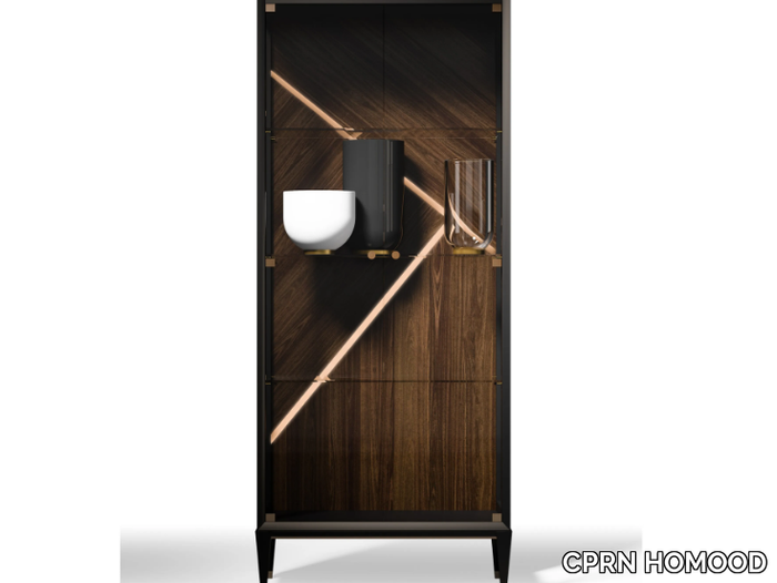 ECLIPSE - Wood and glass display cabinet _ CPRN HOMOOD