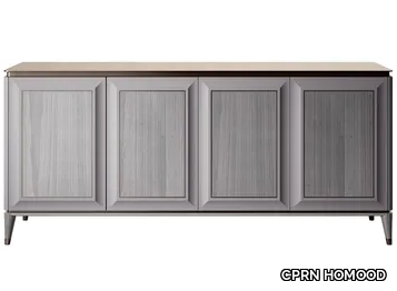 BLUE MOON - Wood veneer sideboard with doors _ CPRN HOMOOD