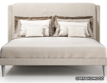 COCOON - Fabric double bed with upholstered headboard _ CPRN HOMOOD