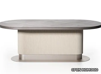 COCOON - Oval wooden table _ CPRN HOMOOD