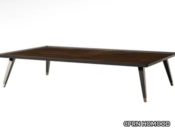 ECLIPSE - Low rectangular wooden coffee table _ CPRN HOMOOD