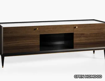 ECLIPSE - Marble and wooden TV cabinet _ CPRN HOMOOD