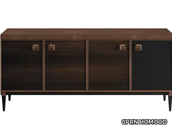 SESTO SENSO - Wood veneer sideboard with doors _ CPRN HOMOOD