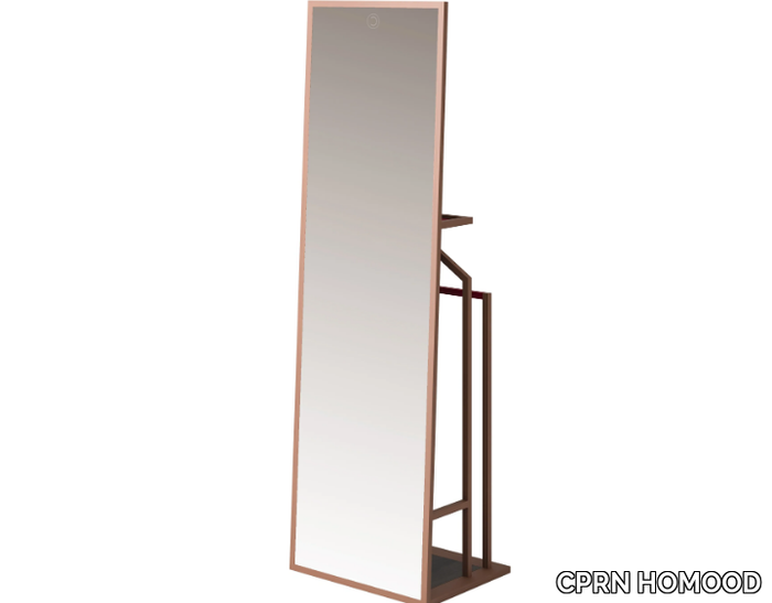 SESTO SENSO - Rectangular metal mirror with shelf _ CPRN HOMOOD