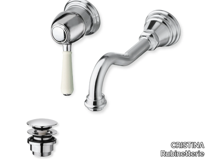 ART ELITE CRIAE231 - Wall-mounted single handle washbasin mixer _ CRISTINA Rubinetterie