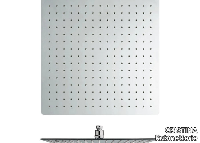 CRIPD006 - Ceiling mounted square overhead shower with anti-lime system _ CRISTINA Rubinetterie