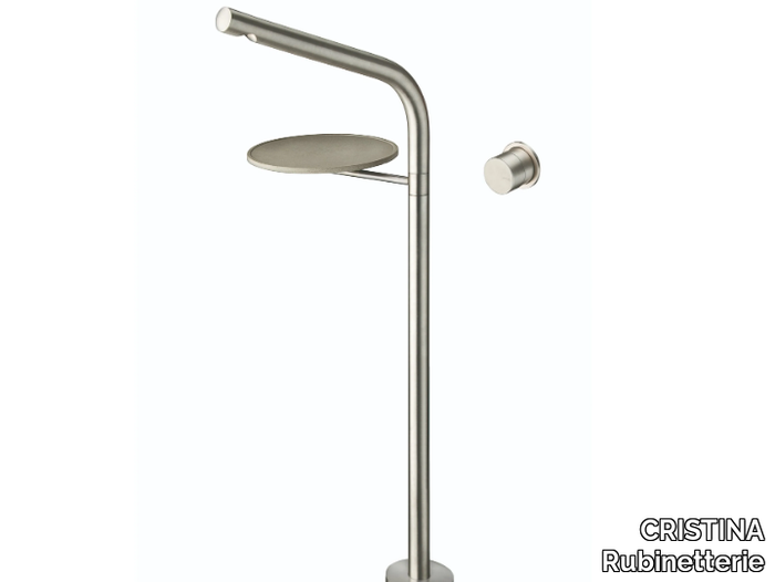 SX CRISX281 - Floor standing stainless steel washbasin tap _ CRISTINA Rubinetterie