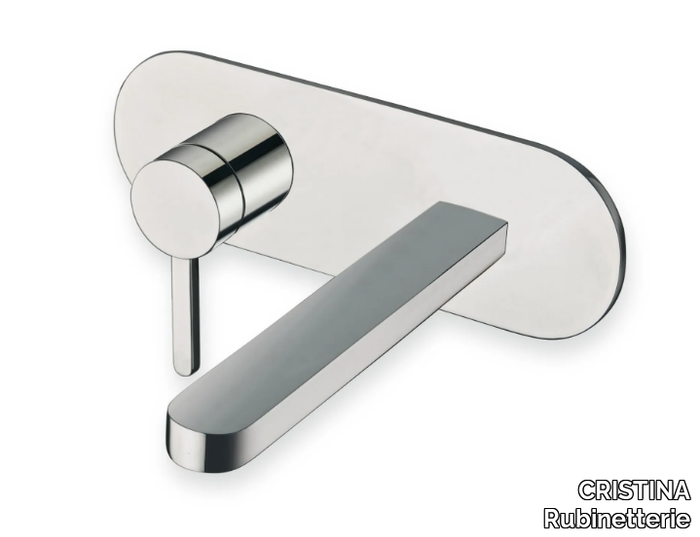 UNIC CRIUC256 - Wall-mounted washbasin mixer _ CRISTINA Rubinetterie