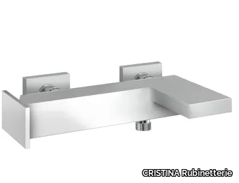 TABULA CRITA107 - Wall-mounted single handle bathtub mixer with diverter _ CRISTINA Rubinetterie