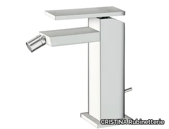 TABULA CRITA321 - Countertop single handle bidet mixer with swivel spout _ CRISTINA Rubinetterie