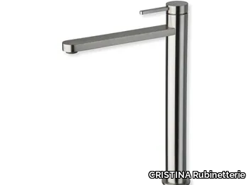 UNIX CRIUX222 - High countertop single handle washbasin mixer _ CRISTINA Rubinetterie