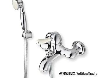 ART ELITE CRIAE100 - Wall-mounted bathtub mixer with hand shower _ CRISTINA Rubinetterie